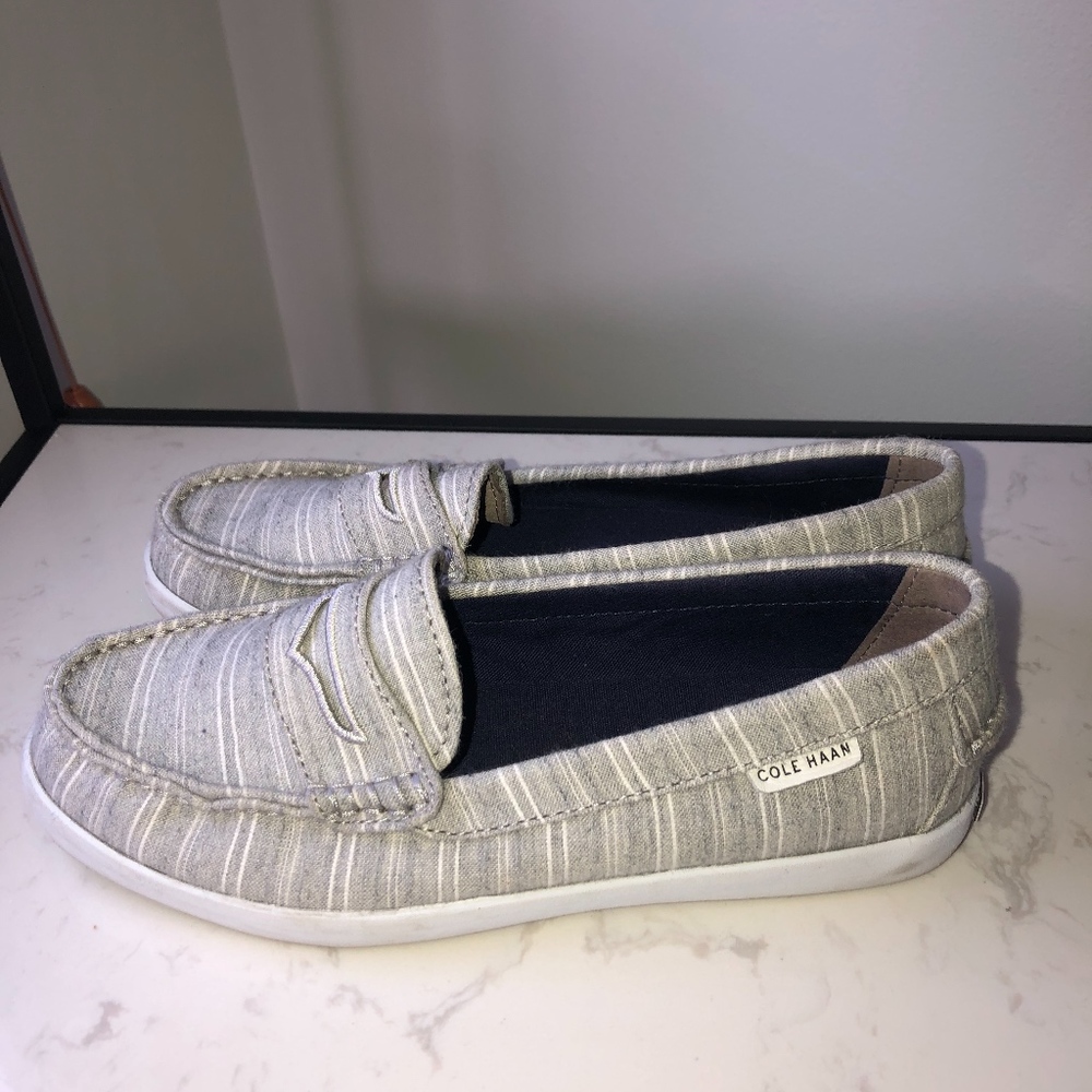 Cole Haan Grey Loafers